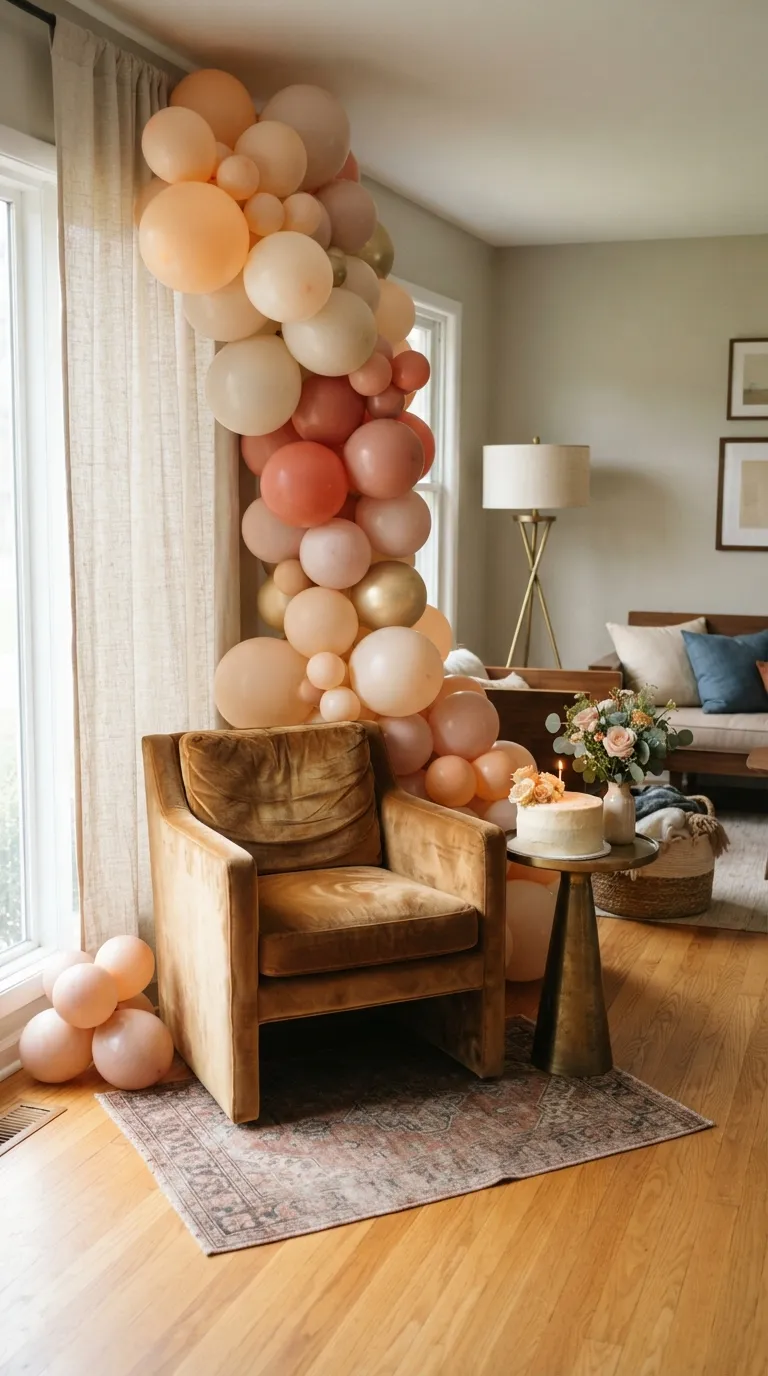 Birthday Decorations Living Room Birthday Photo Corner
