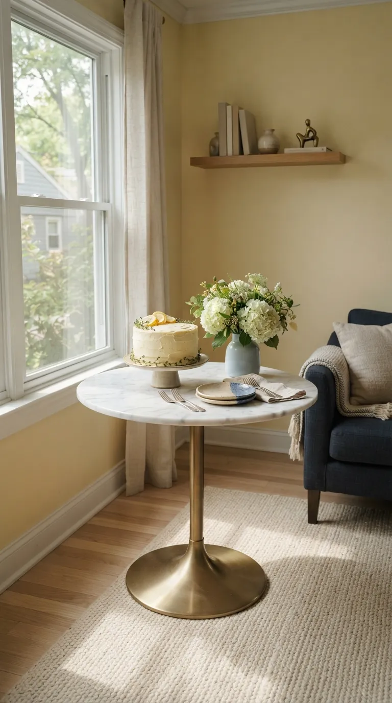 Birthday Decorations Living Room Cake Table Nook