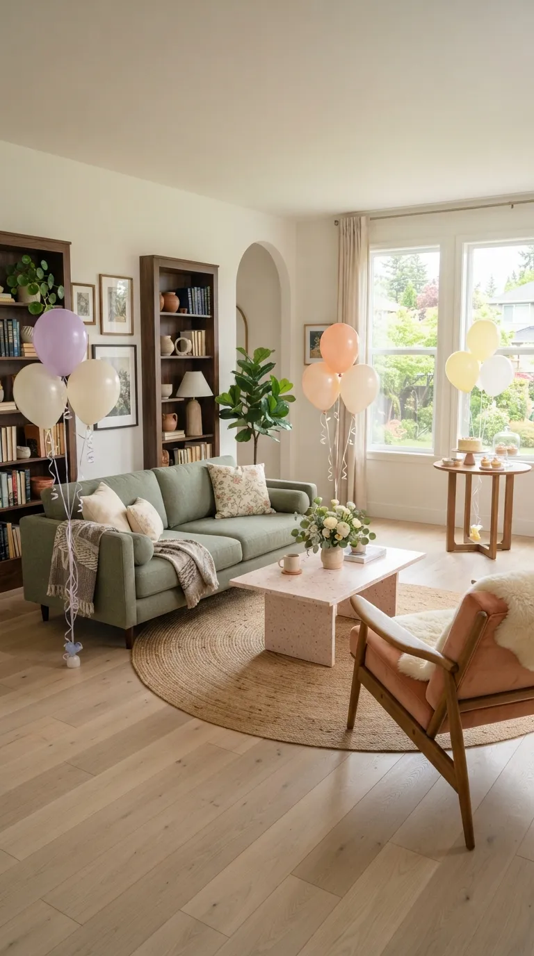 Birthday Decorations Living Room Mini Balloon Bouquets