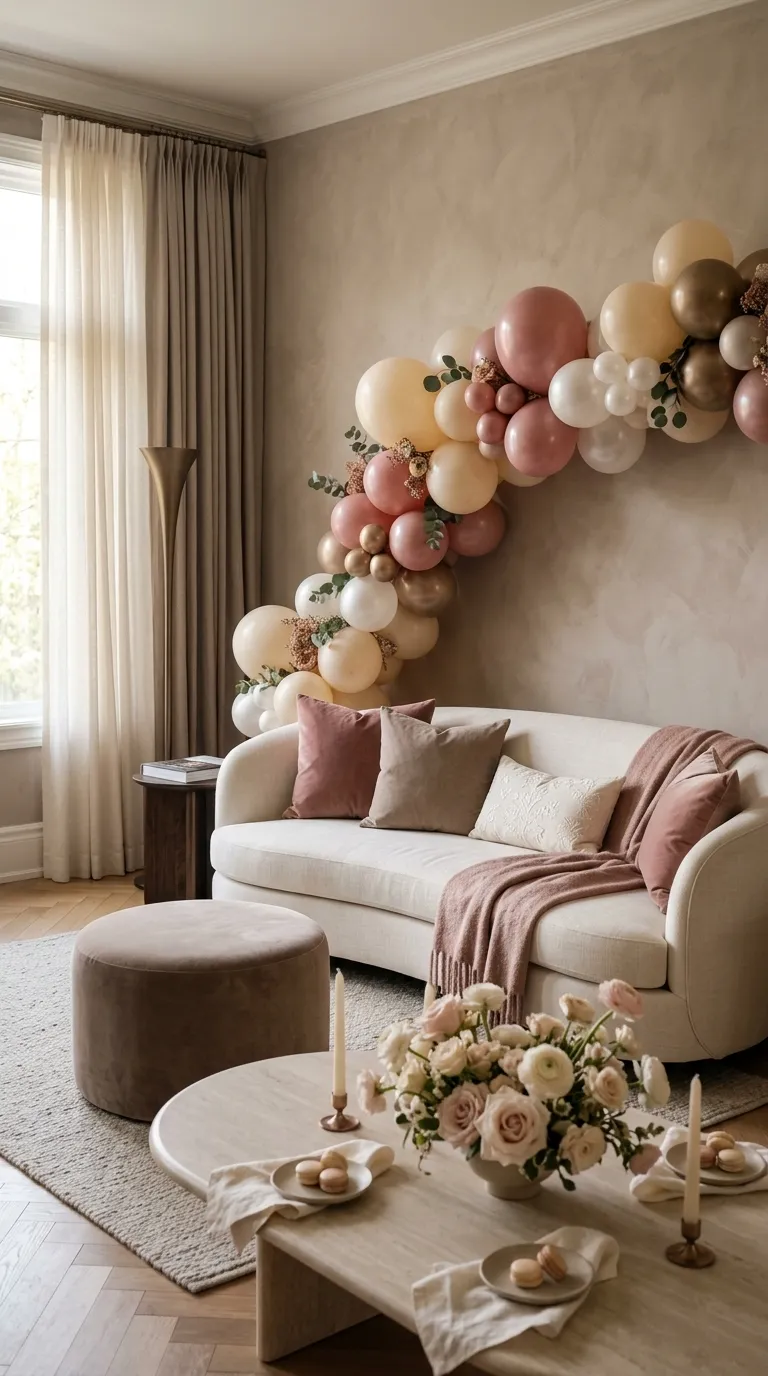 Birthday Living Room Romantic Rose And Ivory