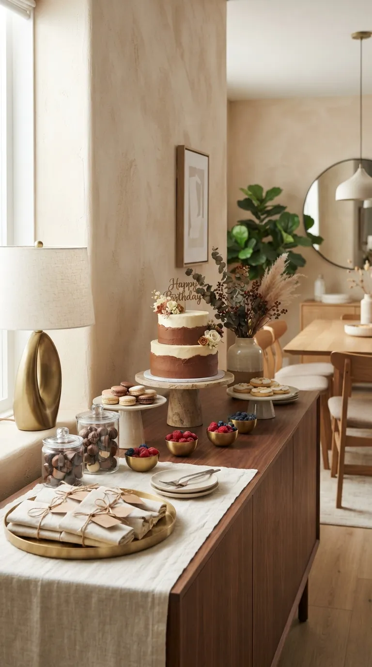 birthday party ideas Chic Dessert Bar