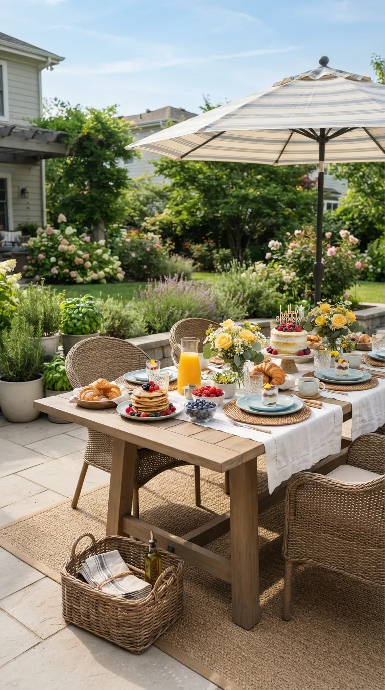 birthday party ideas Outdoor Brunch Party