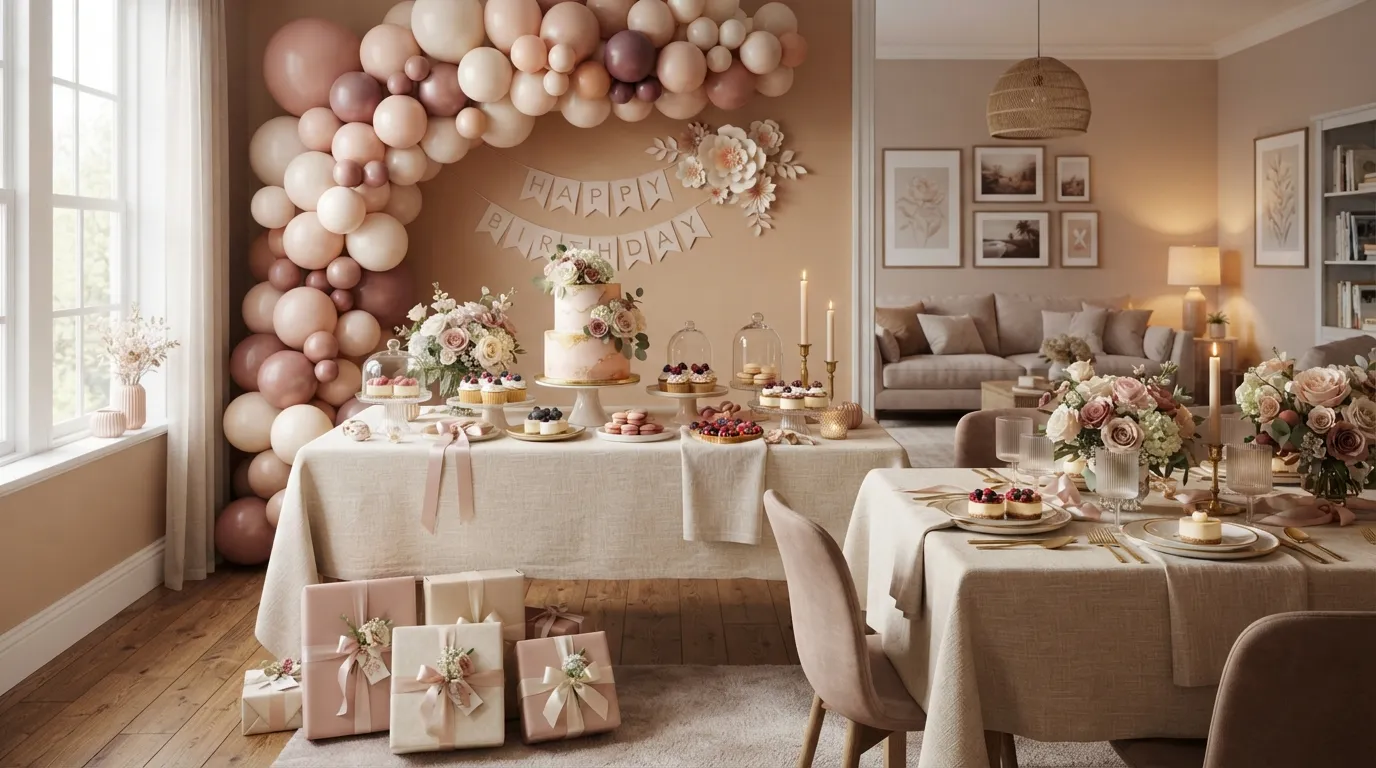Birthday Pink Decoration