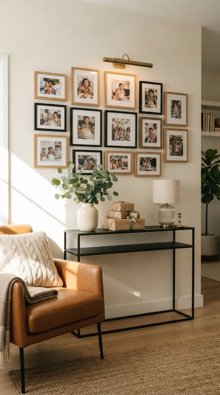 birthday room surprise Photo Memory Wall