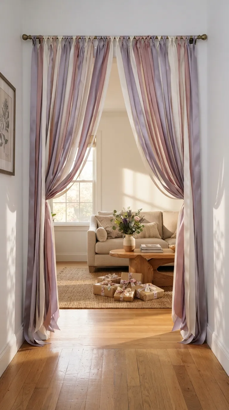 birthday room surprise Ribbon-Wrapped Doorway