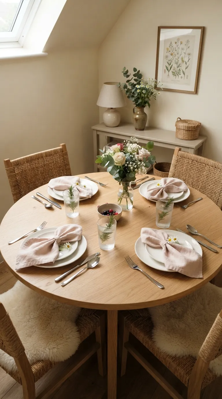 Birthday Theme Pink And White Pink Napkin Folds