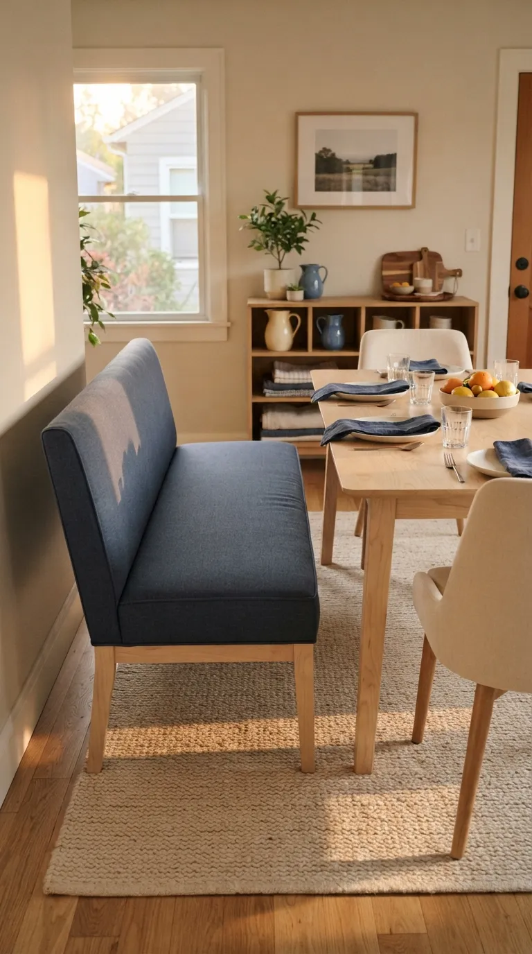 casual dining room decor ideas Casual Bench Seating