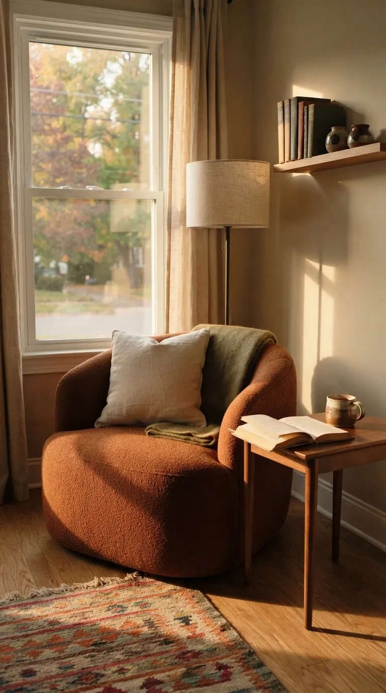 cozy home design trends for a warm aesthetic Quiet Reading Nooks Made for Comfort