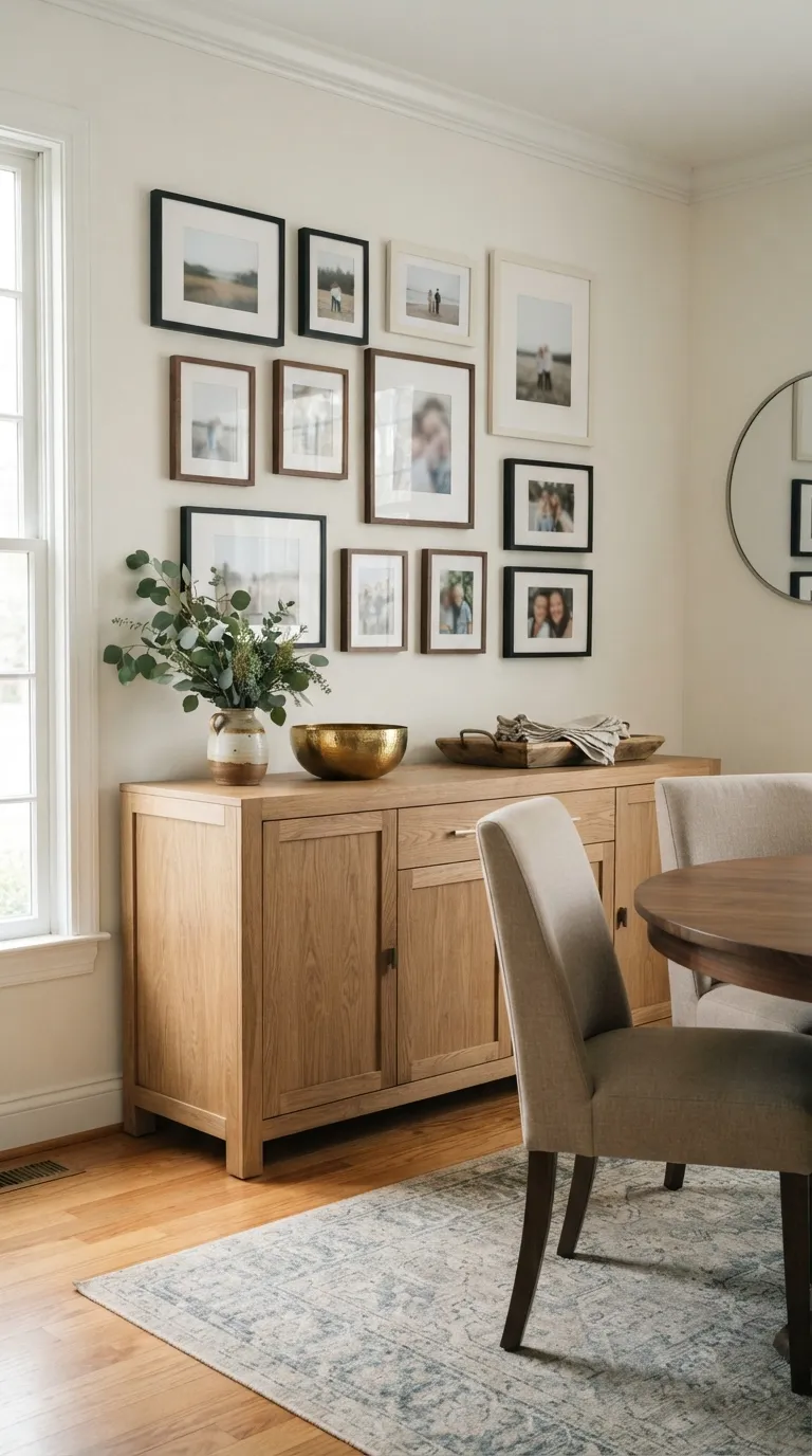 dining room buffet decor ideas Layered Family Photos
