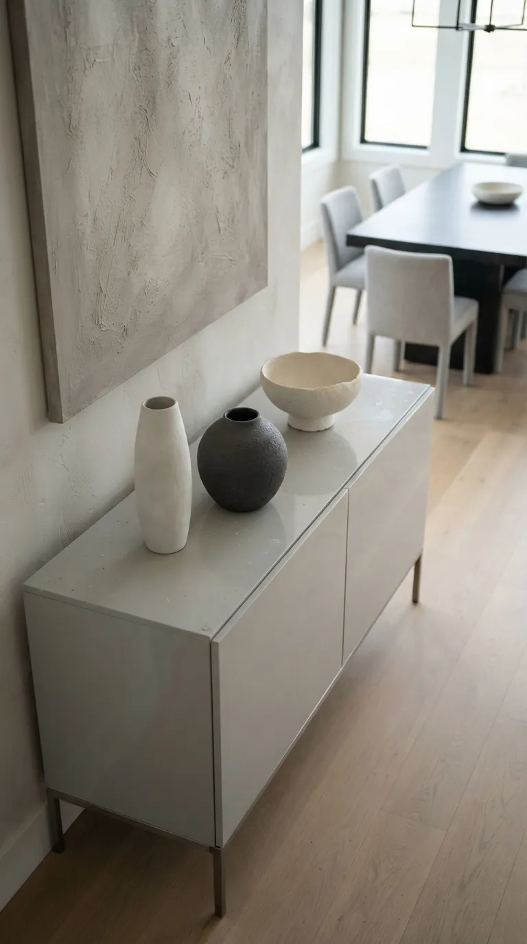 dining room buffet decor modern Minimalist Ceramic Trio