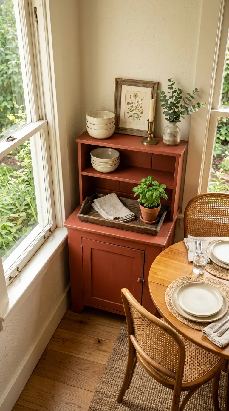 dining room cabinet decor Small Cabinet With Big Personality