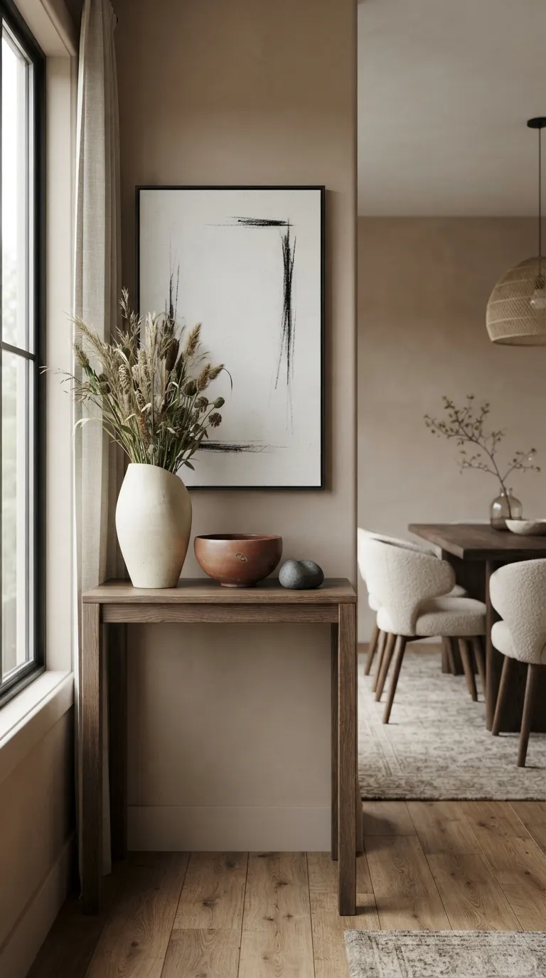 dining room console table decor Sculptural Ceramic Accents