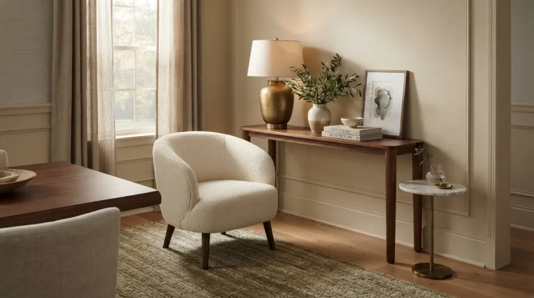dining room corner decor
