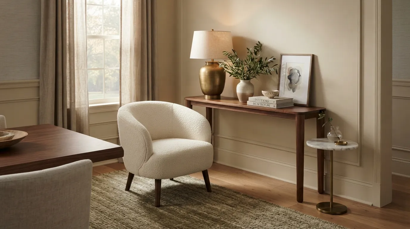dining room corner decor
