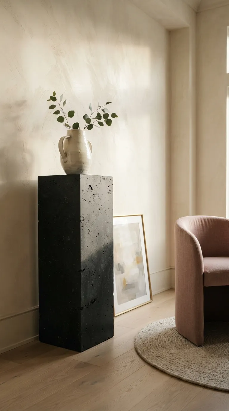 dining room corner decor Luxe Corner Pedestal