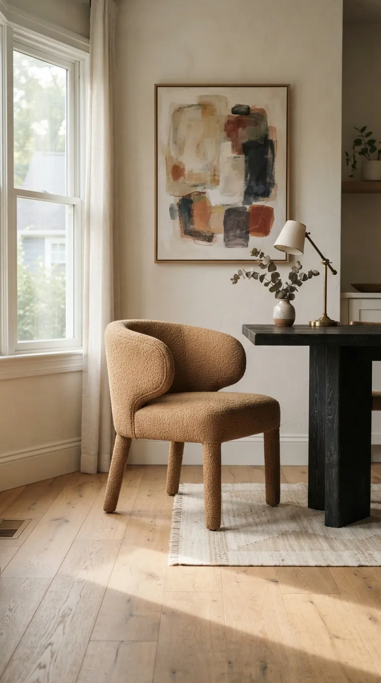 dining room corner decor Sculptural Accent Chair