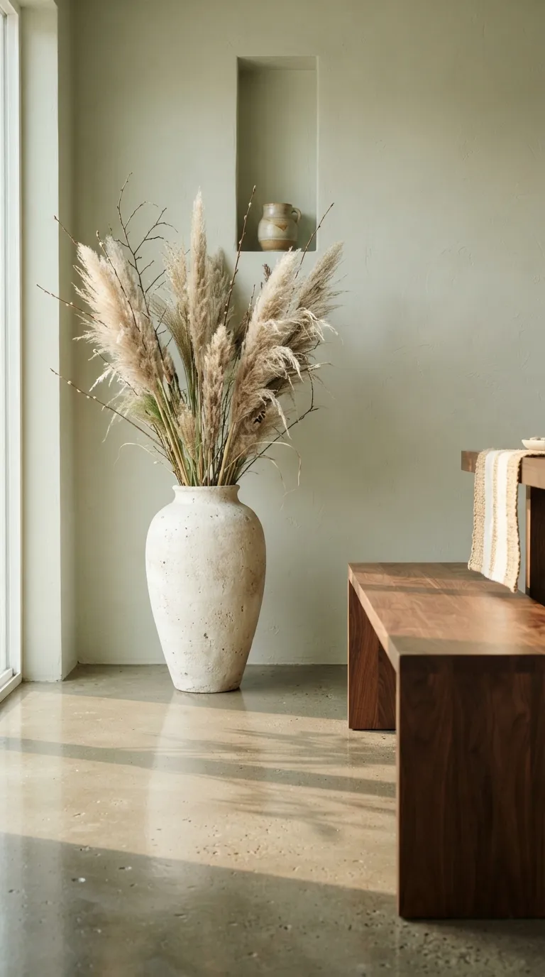 dining room corner decor Sculptural Floor Vase