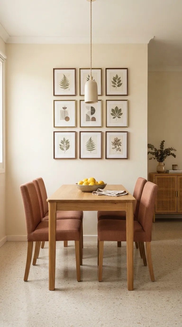 dining room decor apartment Dining Gallery Wall