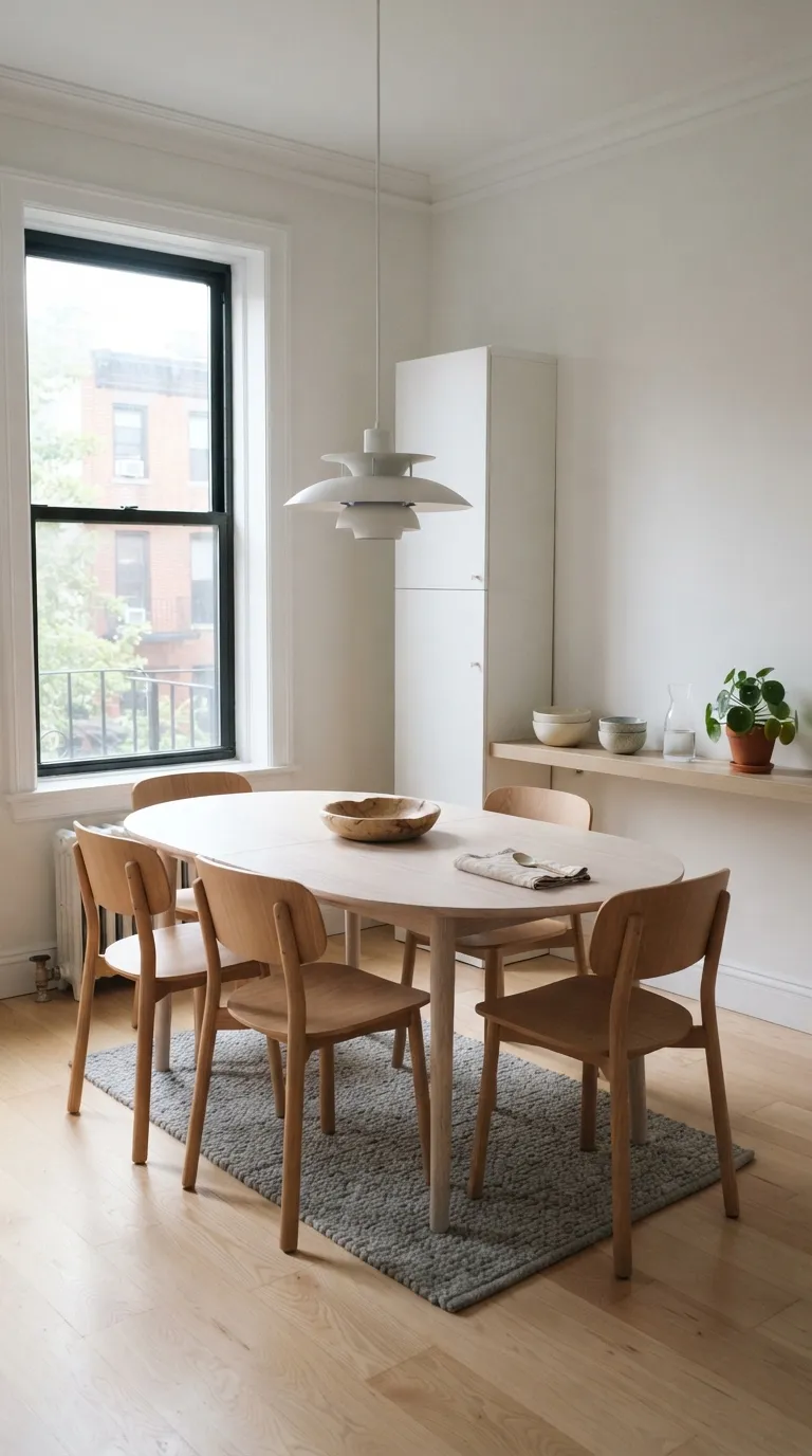 dining room decor apartment Scandinavian Simplicity