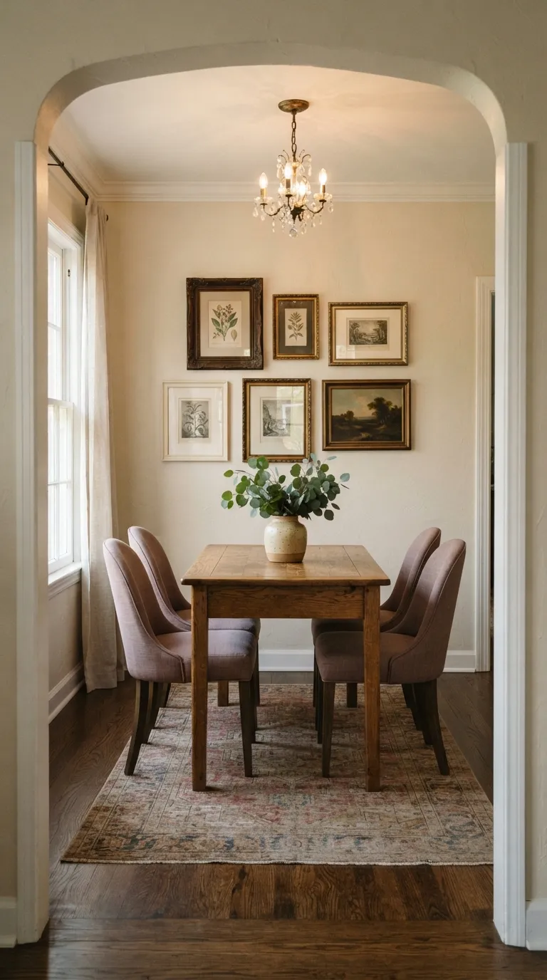 dining room decor small space Gallery Wall