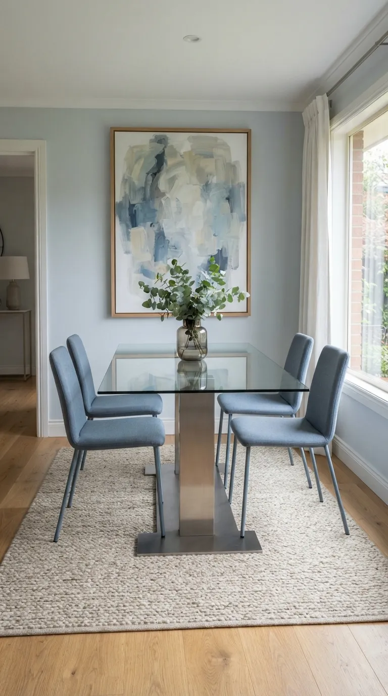dining room decor small space Glass Dining Table