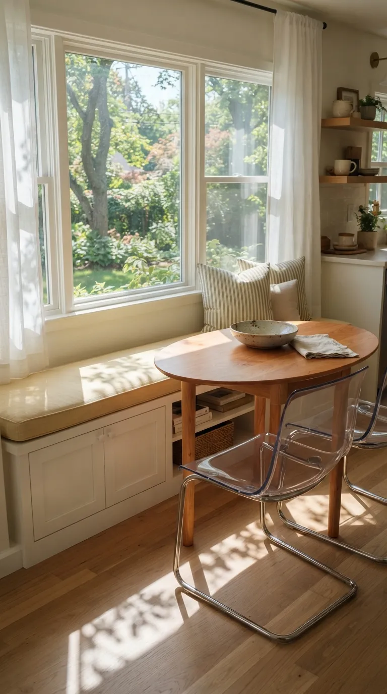 dining room decor small space Window Bench