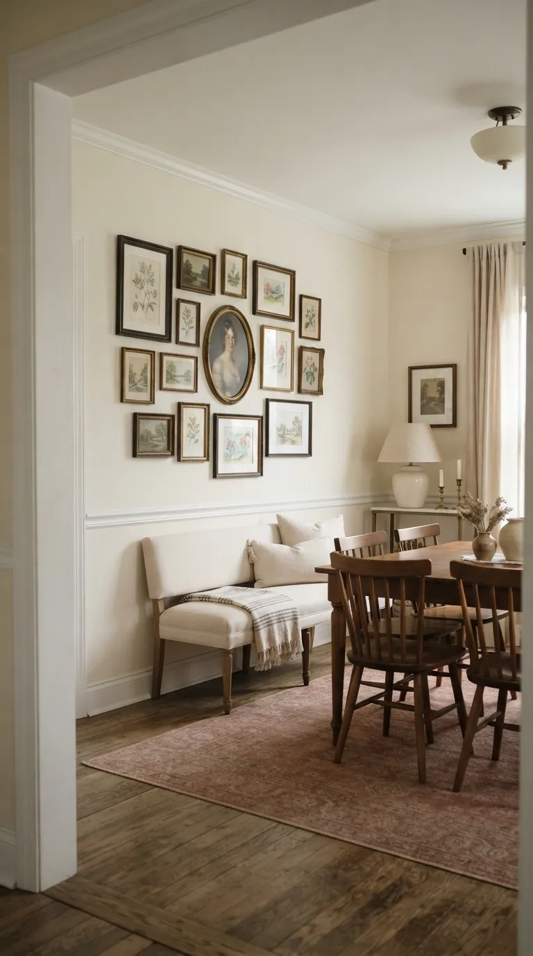 dining room decor traditional Traditional Gallery Wall