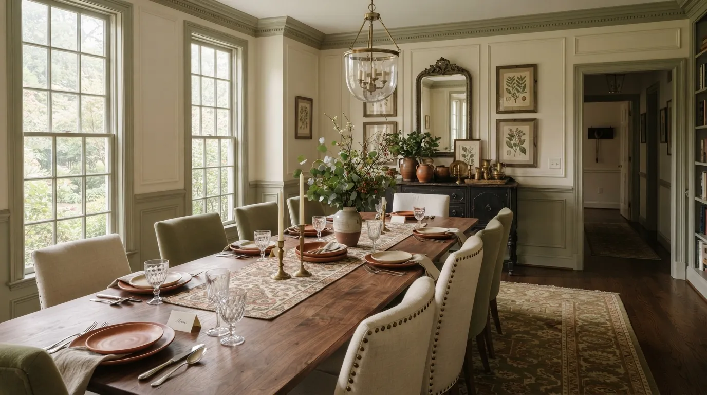 dining room decor traditional