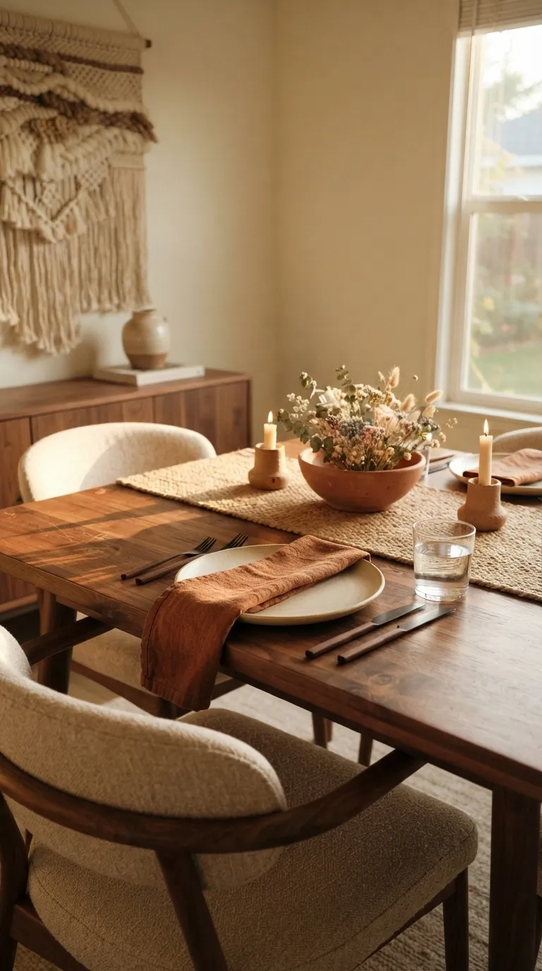 dining room table decor ideas Terracotta Accent Table