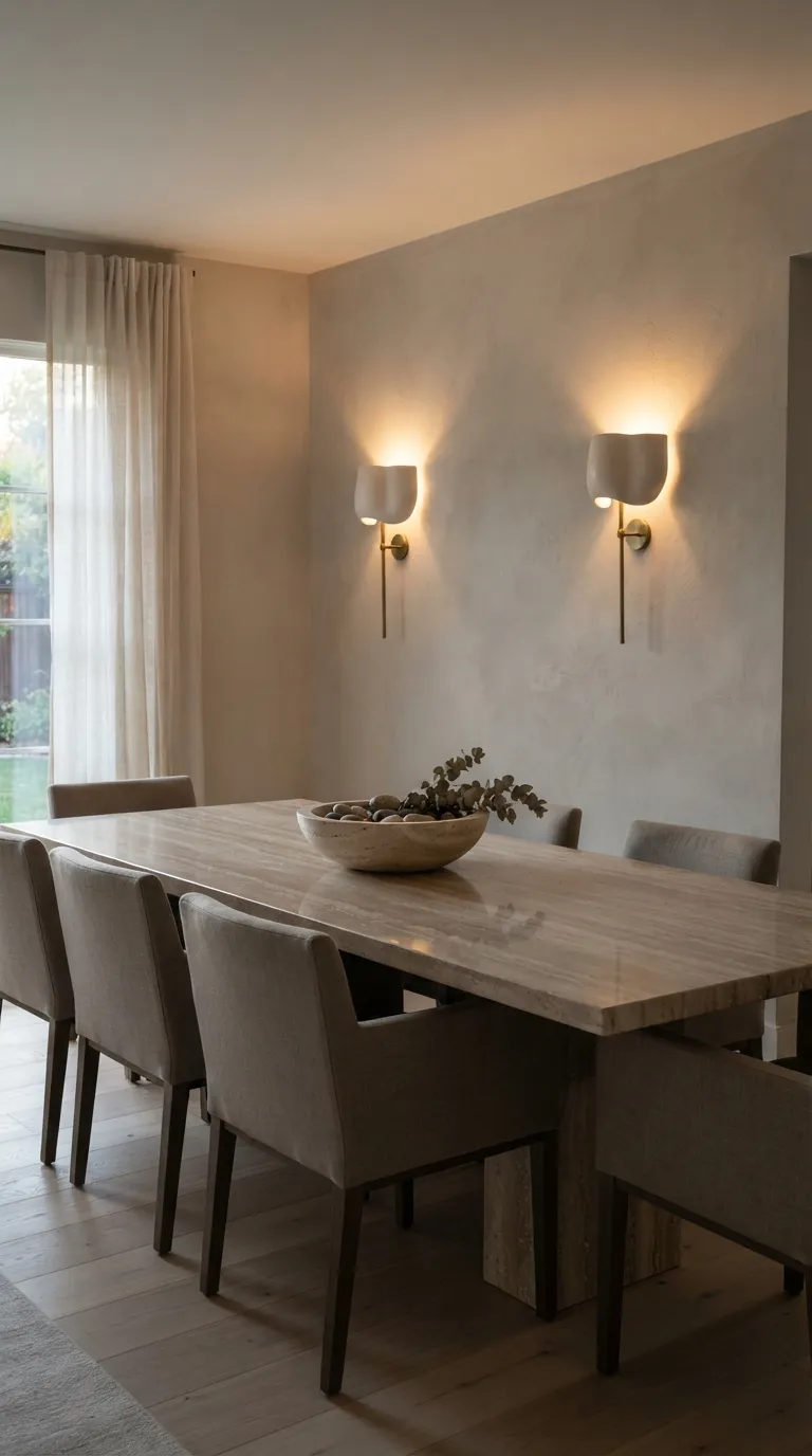dining room wall decor minimalist Sculptural Wall Sconces