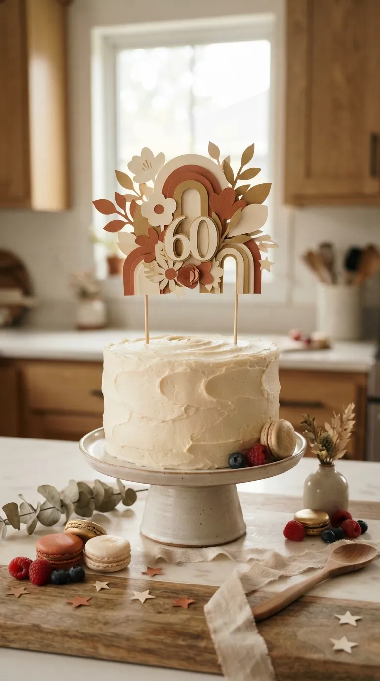 diy birthday decorations DIY Cake Topper