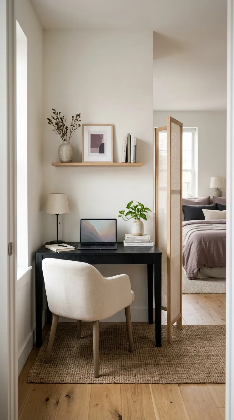 feng shui home office desk placement ideas Keep the Desk Out of the Bedroom When Possible