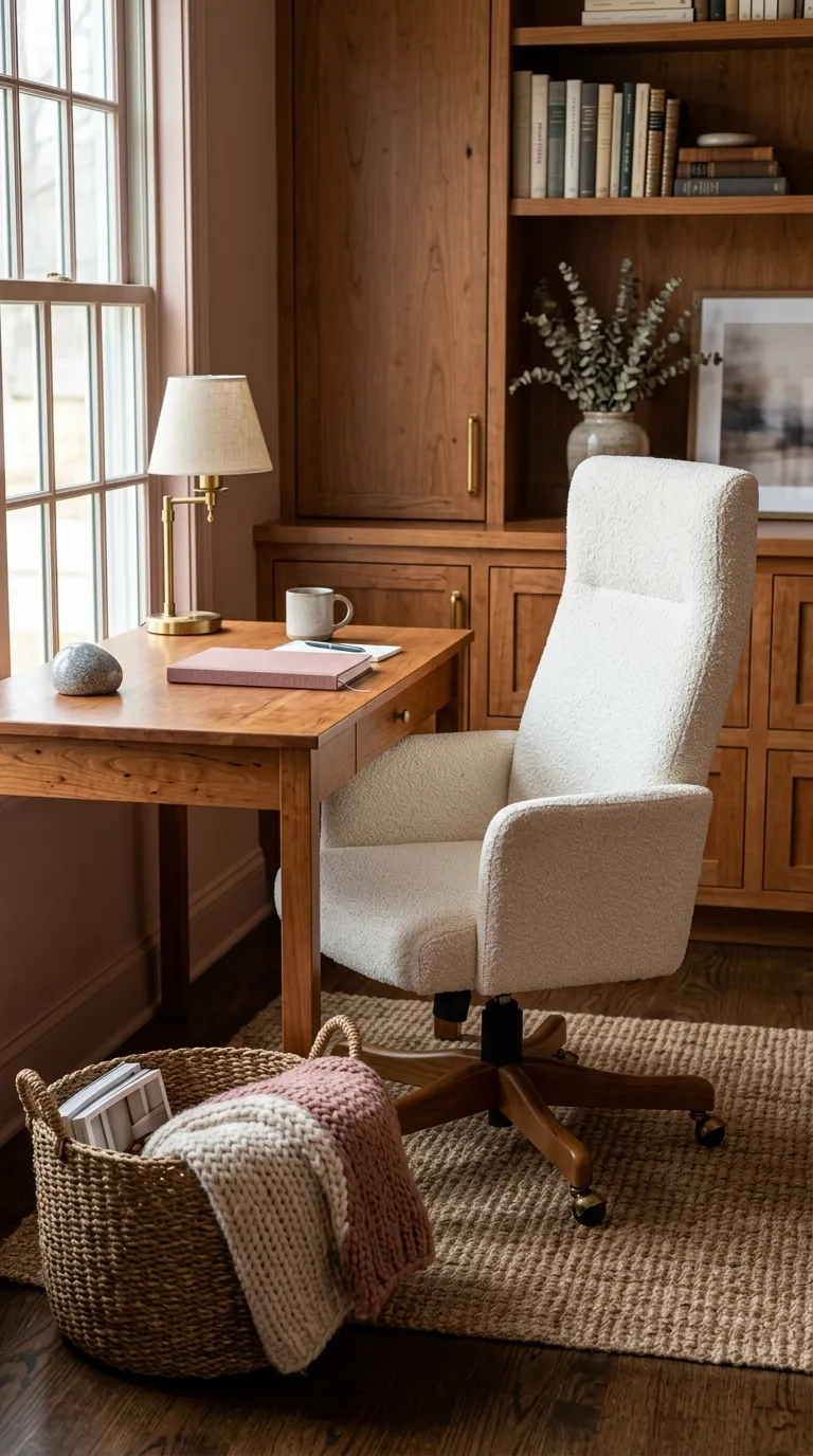 feng shui home office ideas for beginners Choose a Chair With a Solid Back
