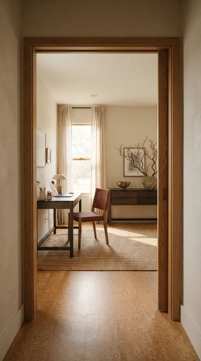 feng shui home office ideas for productivity Keep the Office Door Easy to Access