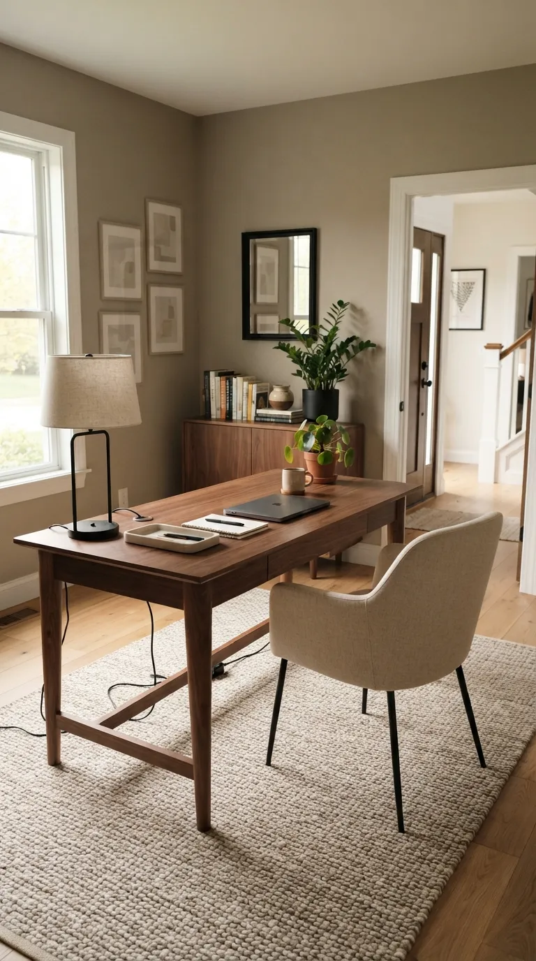 feng shui home office ideas for productivity Place Your Desk in a Commanding Position