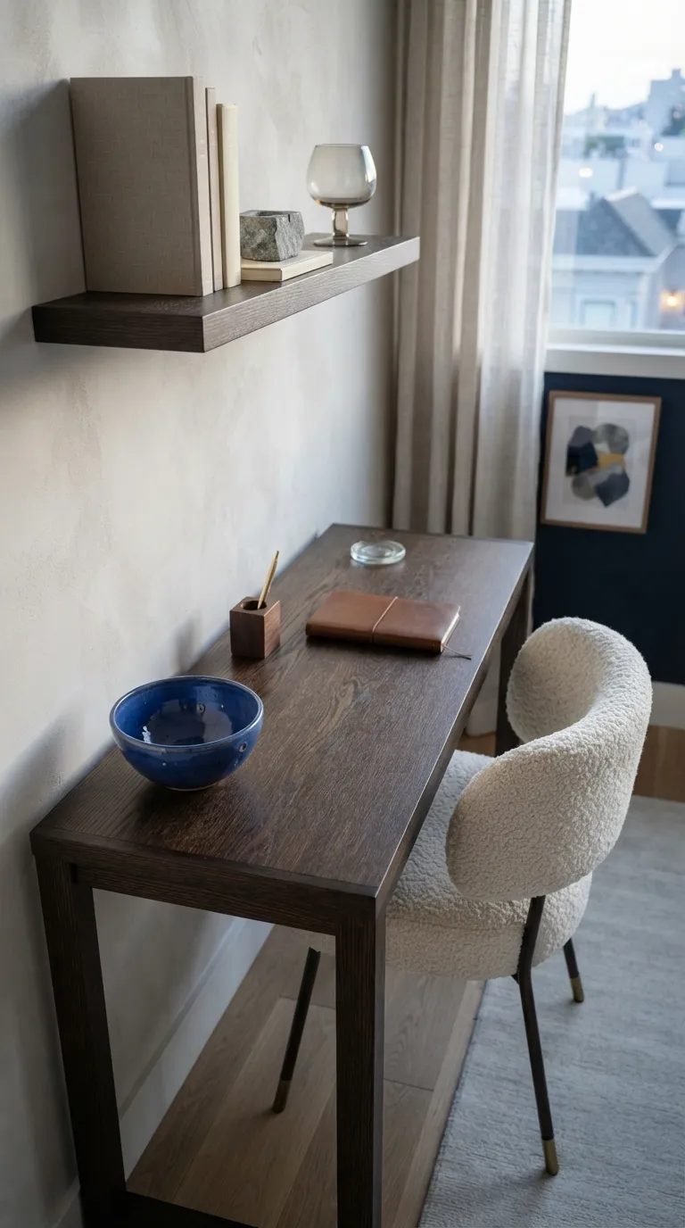 feng shui home office ideas for small spaces Add a Small Water-Inspired Accent