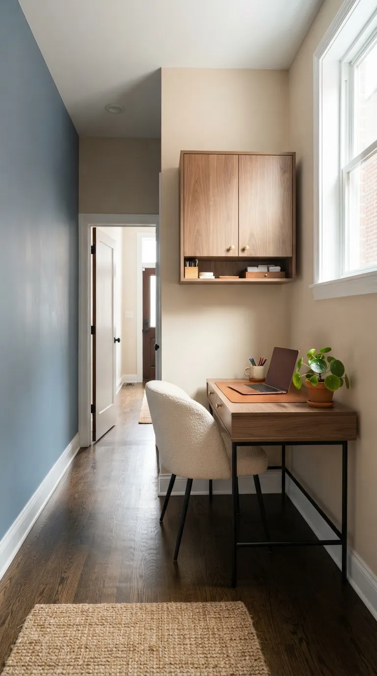 feng shui home office ideas for small spaces Keep a Clear Path Around the Workspace