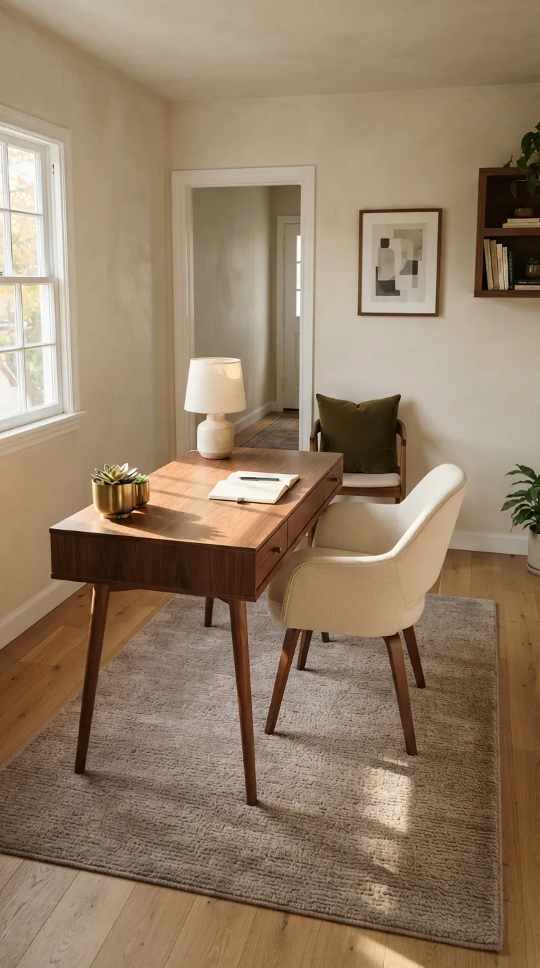 feng shui home office ideas for small spaces Place Your Desk in a Commanding Position