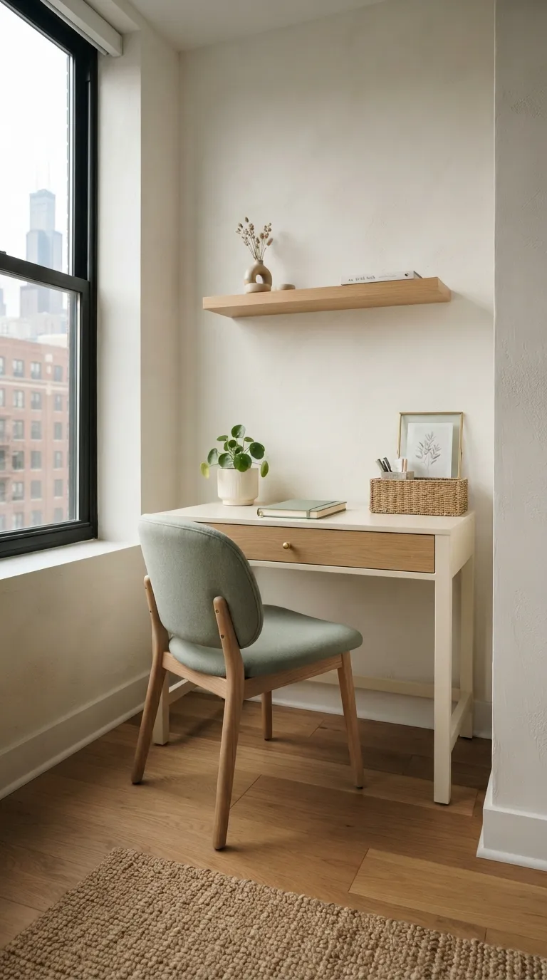 feng shui home office ideas for small spaces Use a Light and Calm Color Palette