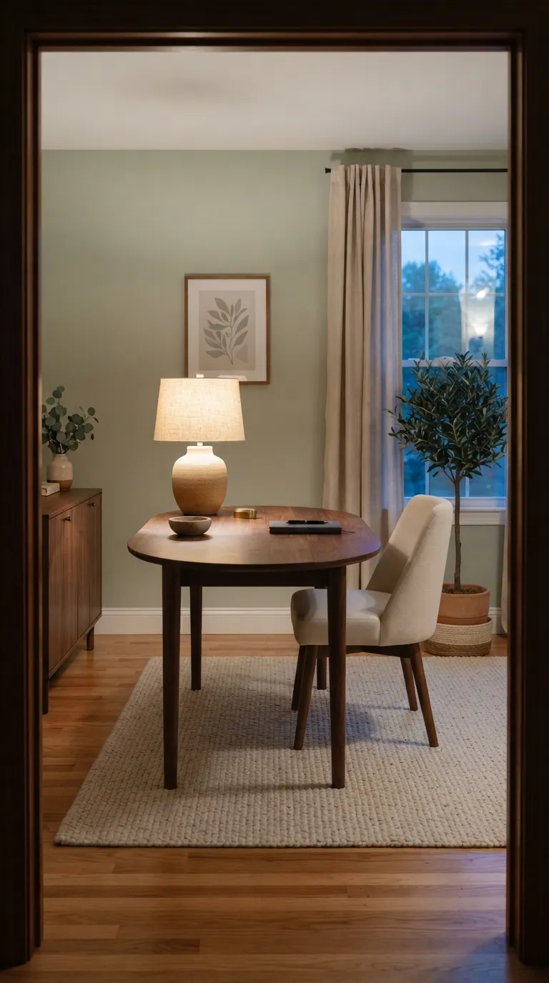 feng shui home office ideas for success and wealth Finish With a Calm, Intentional Workspace