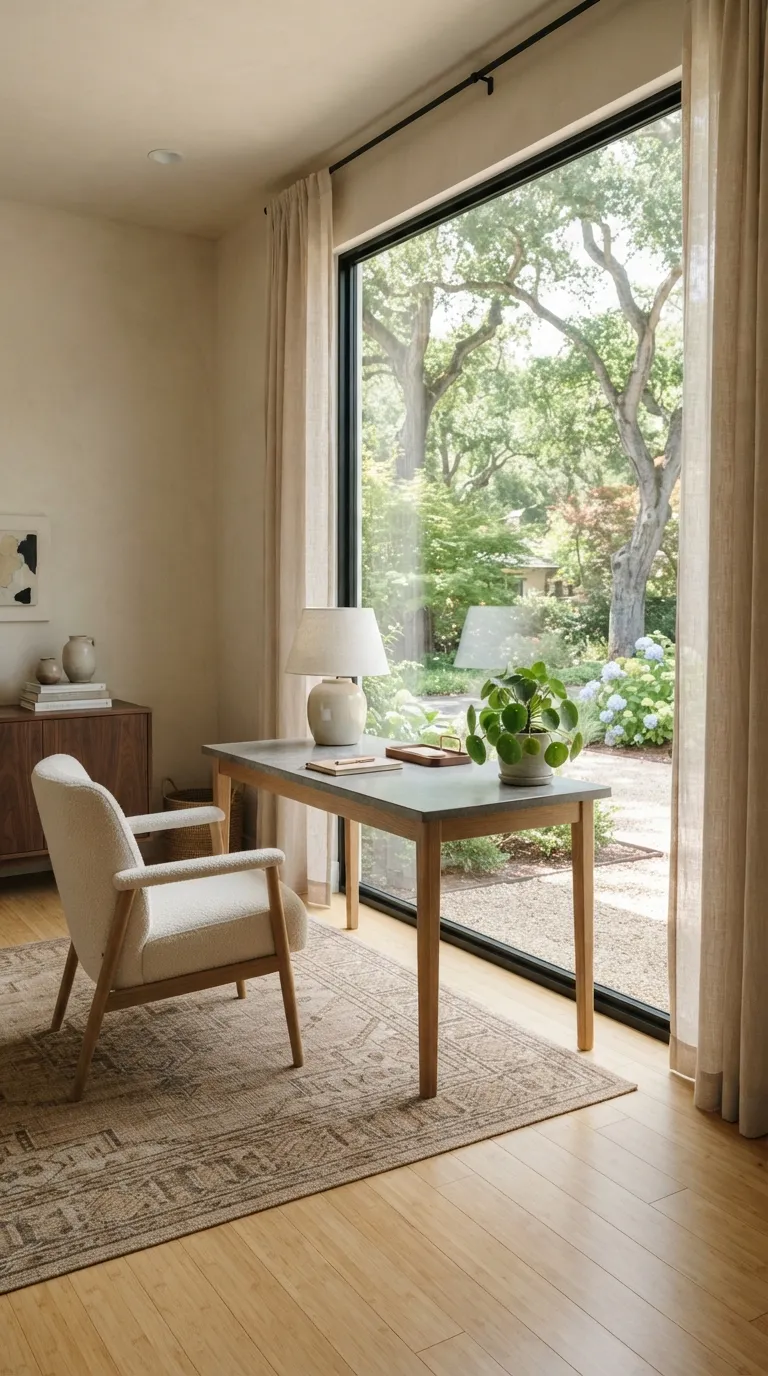 feng shui home office ideas for success and wealth Keep Windows and Views Open