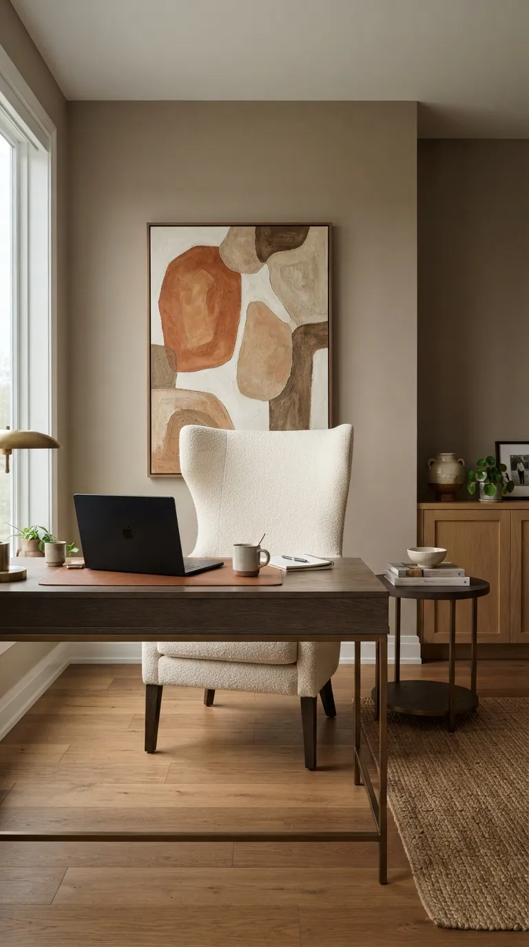 feng shui home office ideas for success and wealth Use a Solid Wall Behind Your Chair