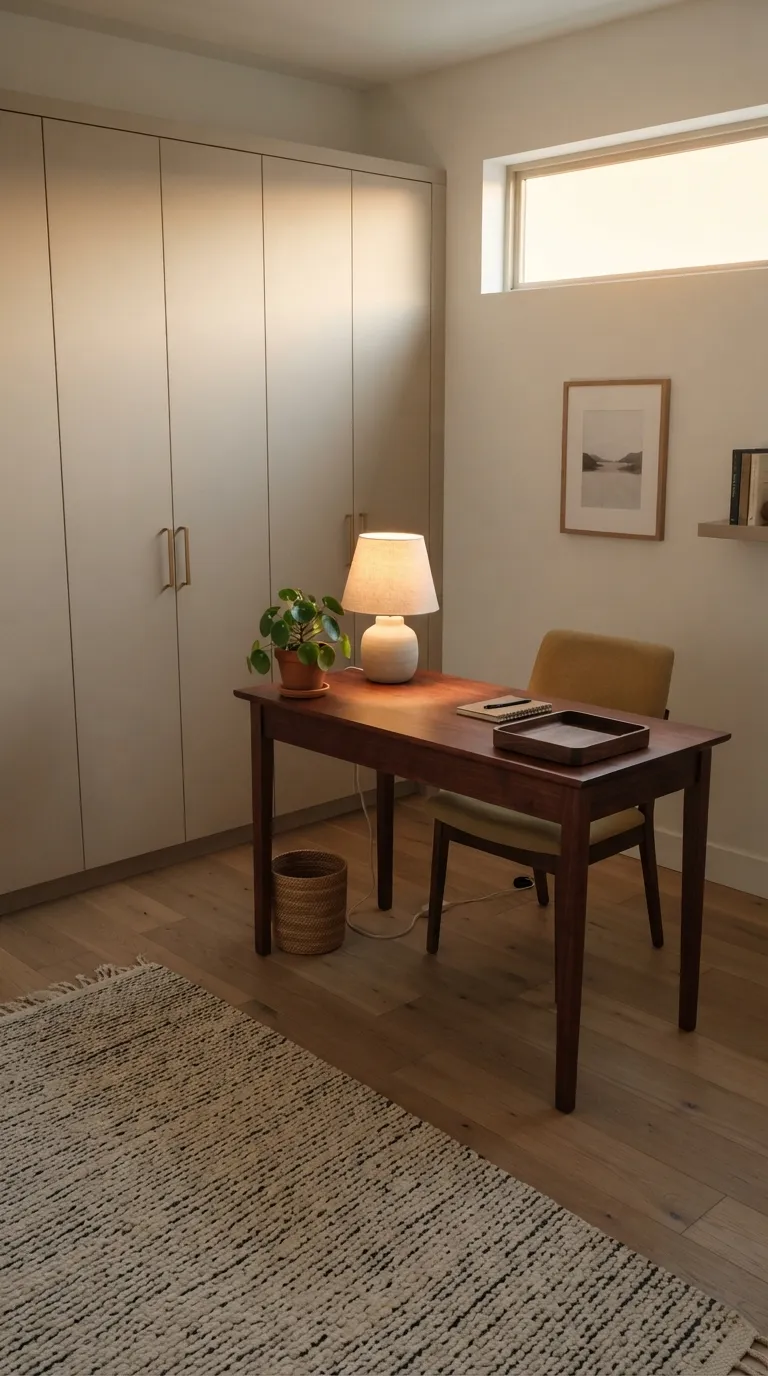 feng shui home office ideas for success and wealth Use Closed Storage to Control Clutter