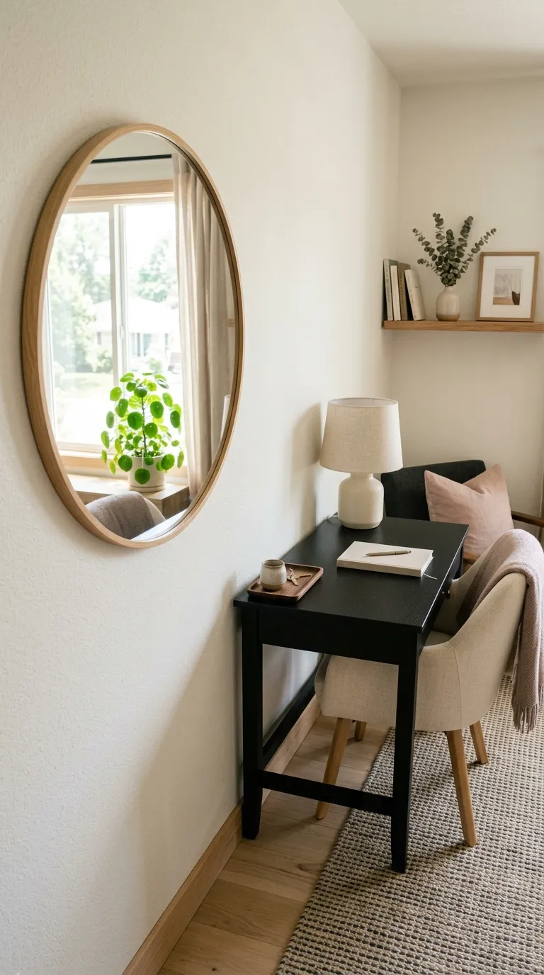 feng shui home office ideas on a budget Hang a Mirror With Care