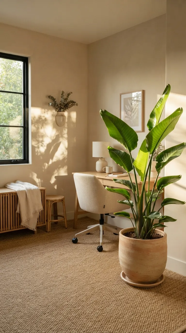 feng shui home office ideas with plants Add a Plant to an Empty Office Corner