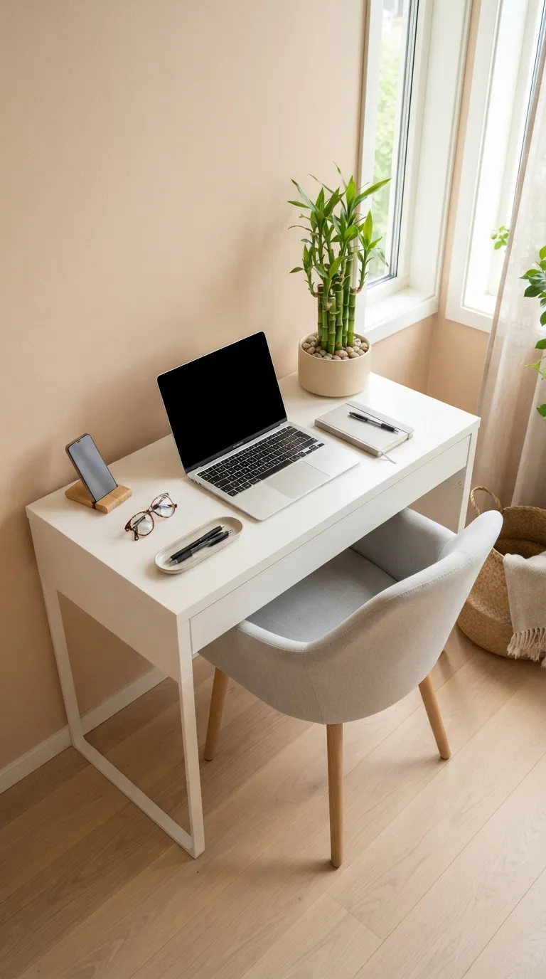 feng shui home office ideas with plants Choose a Bamboo Arrangement for a Small Desk
