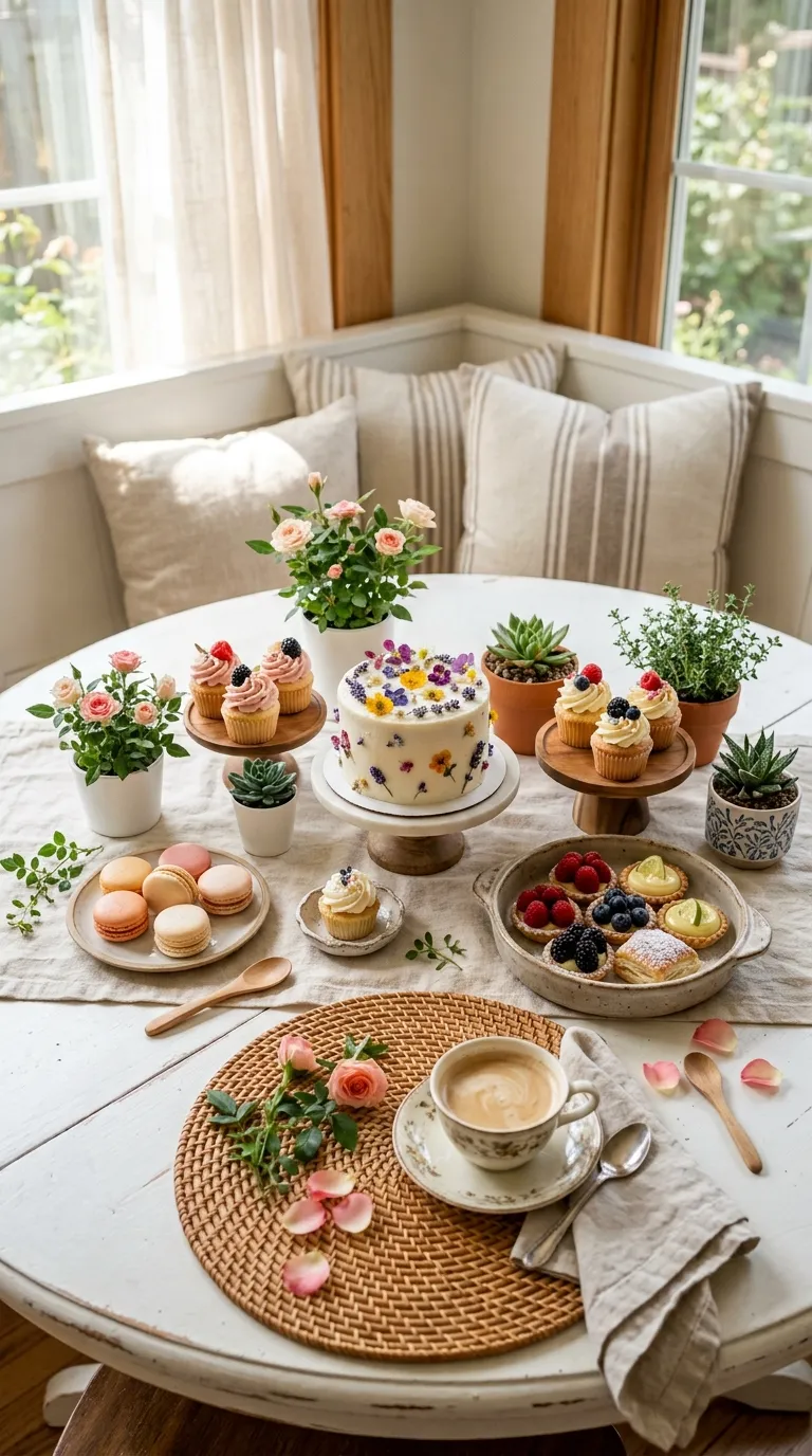 First Birthday Decorations For Girl Mini Dessert Garden