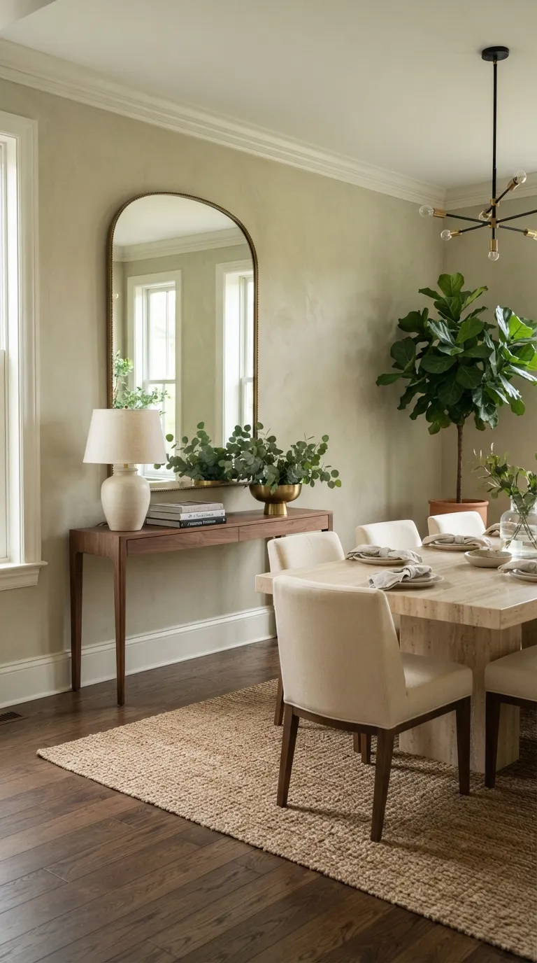 formal dining room decor Arched Mirror Moment