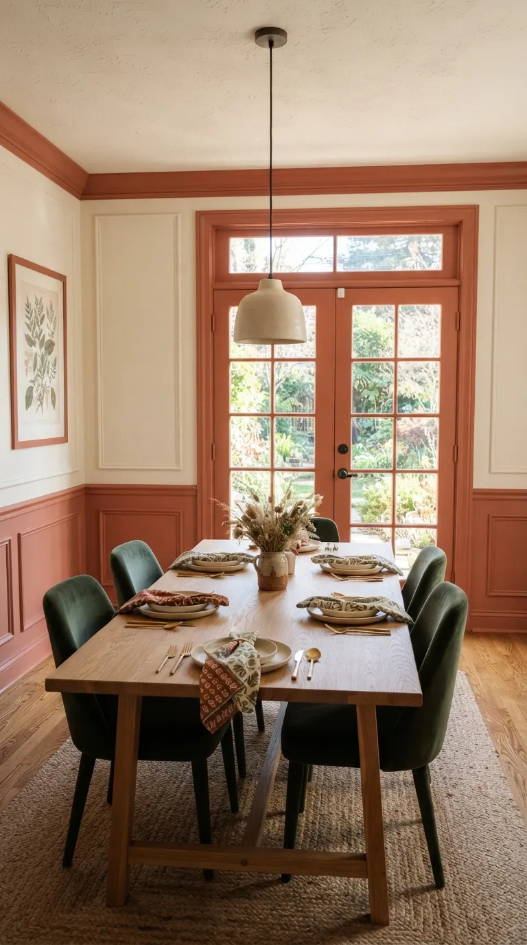 formal dining room decor Bold Dining Room Trim