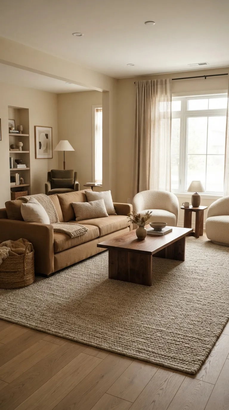home design trends for living rooms Warm Neutrals With More Depth